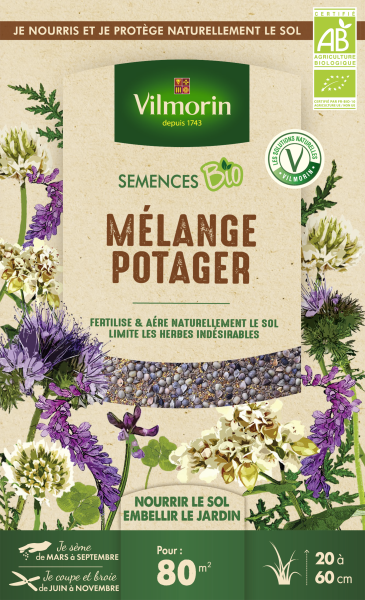 Engrais verts - Engrais vert Mélange potager - BIO - Grand Modèle  - PACKAGING_RECTO